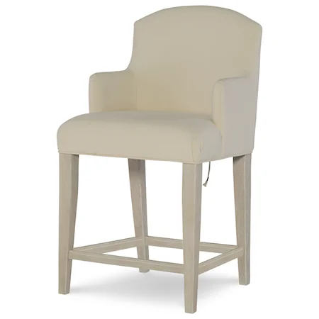 Contemporary Upholstered Chair with Laced Detail